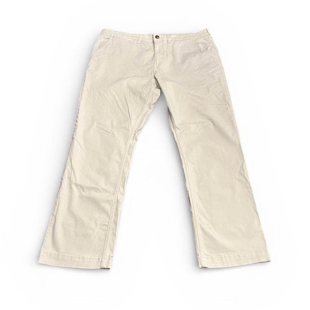 Elliot Mulryan Chino Straight Beige Tan Pants Mens 38x30